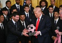 Donald Trump Sambut Lionel Messi dan Inter Miami di Gedung Putih