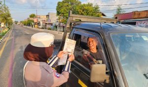 Satlantas Polres Tabalong Turun ke Jalan, Edukasi Humanis Tekan Pelanggaran Lalu Lintas