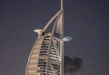 Ikon Dubai Burj Khalifa Terkena Serangan Drone Iran