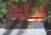 Kebakaran di Pasar Rambai Banjarmasin