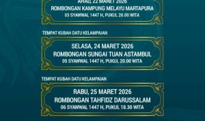 Jadwal Puncak Haul ke-220 Datu Kelampayan