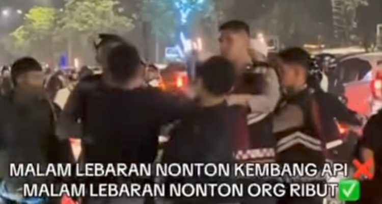 Viral Keributan Terjadi Saat Malam Takbiran di Jalan A Yani km 5 Banjarmasin