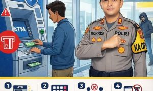 Kapolsek Banjarmasin Timur Berikan Sejumlah Tips Aman Menggunakan Media Sosial dan ATM Selama Mudik Lebaran