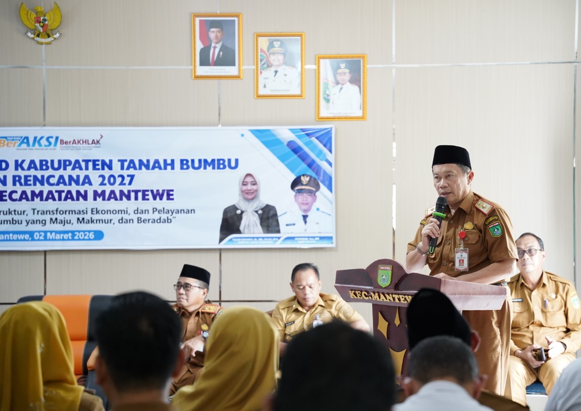 Wujudkan Transformasi Infrastruktur, Ekonomi dan Pelayanan Publik, Pemkab Tanbu Gelar Musrenbang RKPD 2027 di 2 Kecamatan