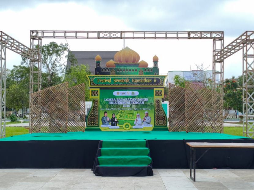 Malam Ini! 17 Grup Siap Meriahkan Lomba Bagarakan Sahur di Lapangan Dwi Warna Barabai