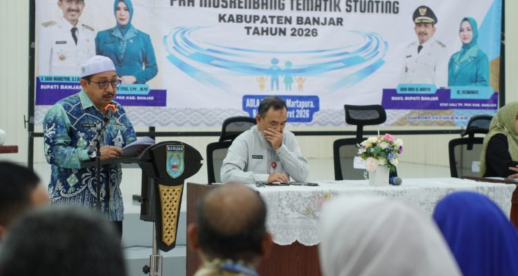 Angka Stunting Banjar Masih 32,3 Persen, Pemkab Bahas Strategi Penurunan