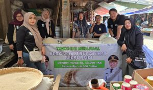 Jelang Idul Fitri, Pemkab HST Gelar Operasi Pasar, Beras Siam Madu Dijual Rp10.500 Per Liter