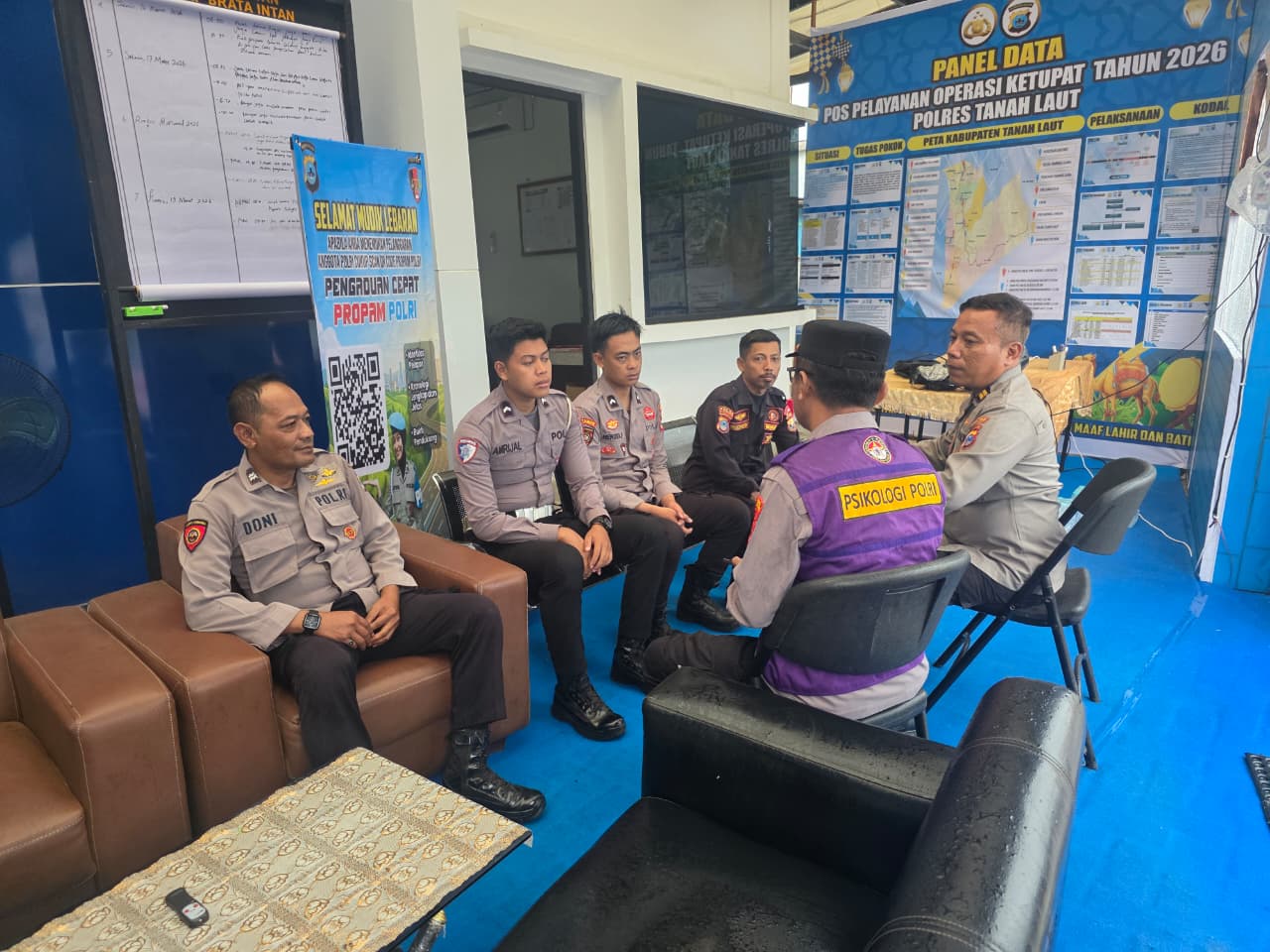 Bukan Sekadar Fisik, Mental Personel Operasi Ketupat Intan 2026 Juga Jadi Atensi Khusus Polres Tanah Laut