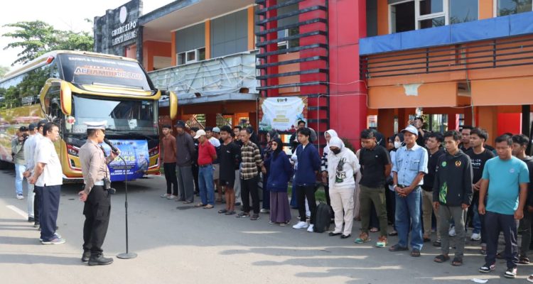 Polres Tabalong Gelar Arus Balik Gratis dan Valet and Ride, Mudik Aman dan Nyaman
