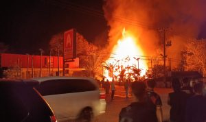 Api Hanguskan Bangunan di Sungkai Kabupaten Banjar