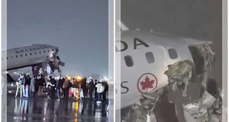 Ternyata Pilot dan Kopilot Tewas saat Pesawat Air Canada Hantam Truk Damkar di Bandara LaGuardia