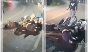 Video Kecelakaan di Jalan Kaliring Padang Batung HSS Viral, Sejumlah Korban Tergeletak di Tengah Jalan