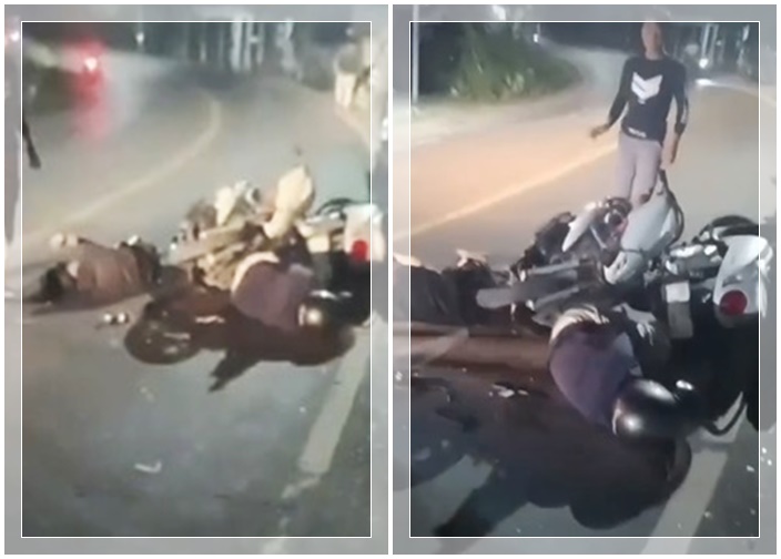Video Kecelakaan di Jalan Kaliring Padang Batung HSS Viral, Sejumlah Korban Tergeletak di Tengah Jalan