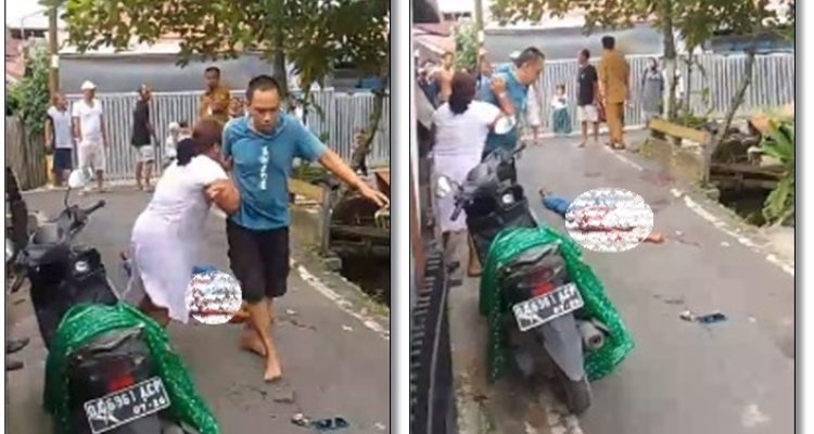 BREAKING NEWS : Warga Kuin Cerucuk Banjarmasin  Geger, Noorwahdiatsyah Tergeletak Diduga Korban Perkelahian