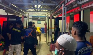 Mayat Ditemukan di Kolam Regulasi Murakata, Tim Gabungan Evakuasi Korban ke RSUD H Damanhuri Barabai