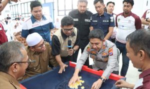 Kapolres HST Dukung Seleksi Atlet Domino Siapkan Wakil Kejurprov Kalsel dan Nasional