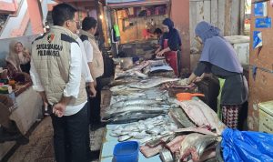 Satgas Pangan Polda Kalsel Sidak Harga Bahan Pokok di Pasar Kuripan Banjarmasin