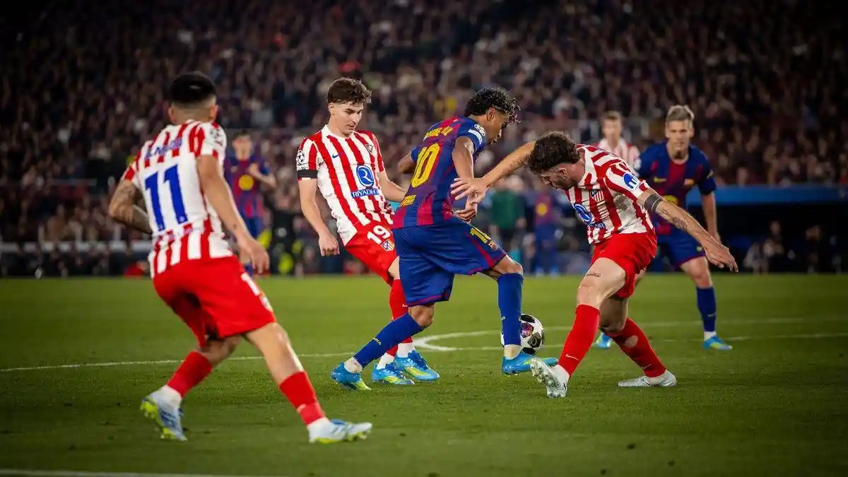 Hasil Liga Champions, Atletico Buat Lamine Yamal Frustrasi, Kekalahan 20 Tahun Barcelona