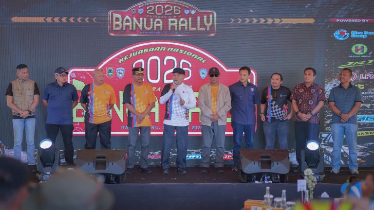 Dukung Olahraga Otomotif Banua, Ketua DPRD Kalsel Hadiri Pembukaan Kejurnas Banua Rally 2026