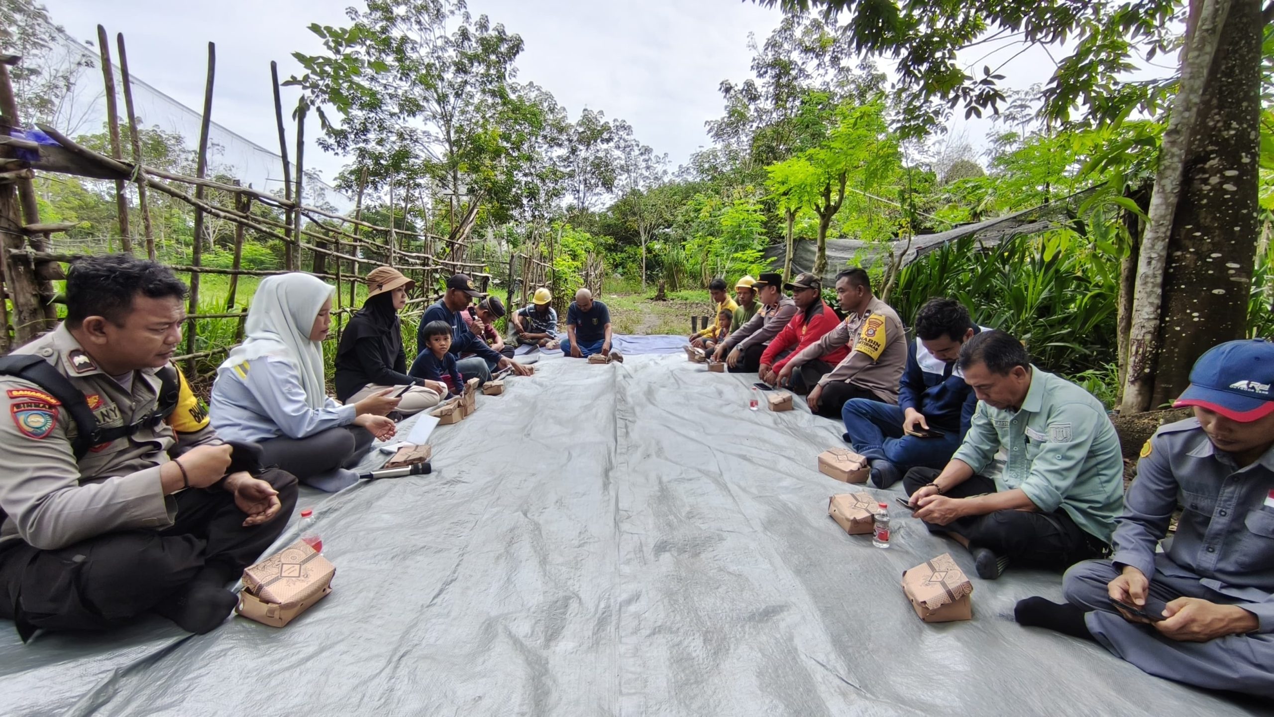 Polsek Tanta Gandeng Poktan Panca Warga Tabalong, Siapkan 3 Hektar Lahan untuk Jagung Pakan