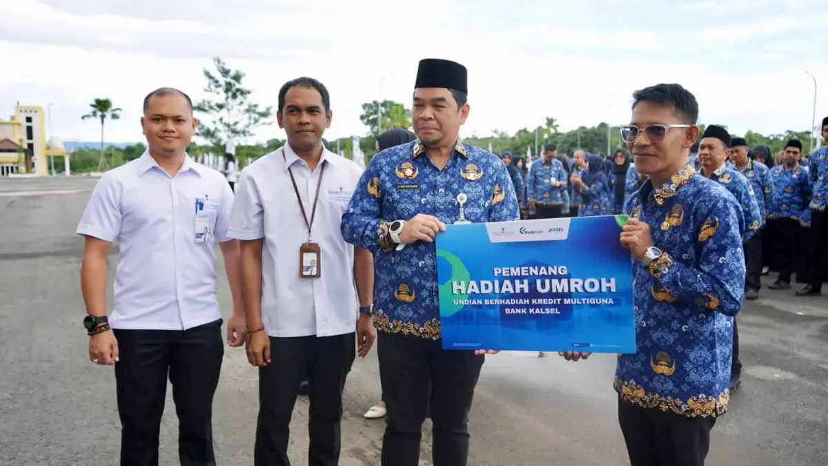 Hadiah Utama Umrah, 3 ASN Pemkab Kotabaru ini Beruntung Menang Undian Kredit Multiguna Bank Kalsel