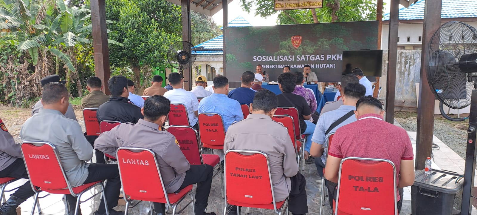 Lahan Ilegal Ditertibkan, Kapolres Tanah Laut Dukung Penuh Pemulihan Aset Negara