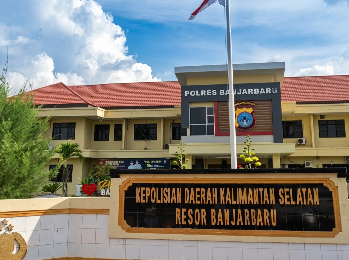 Tampak depan Polres Banjarbaru