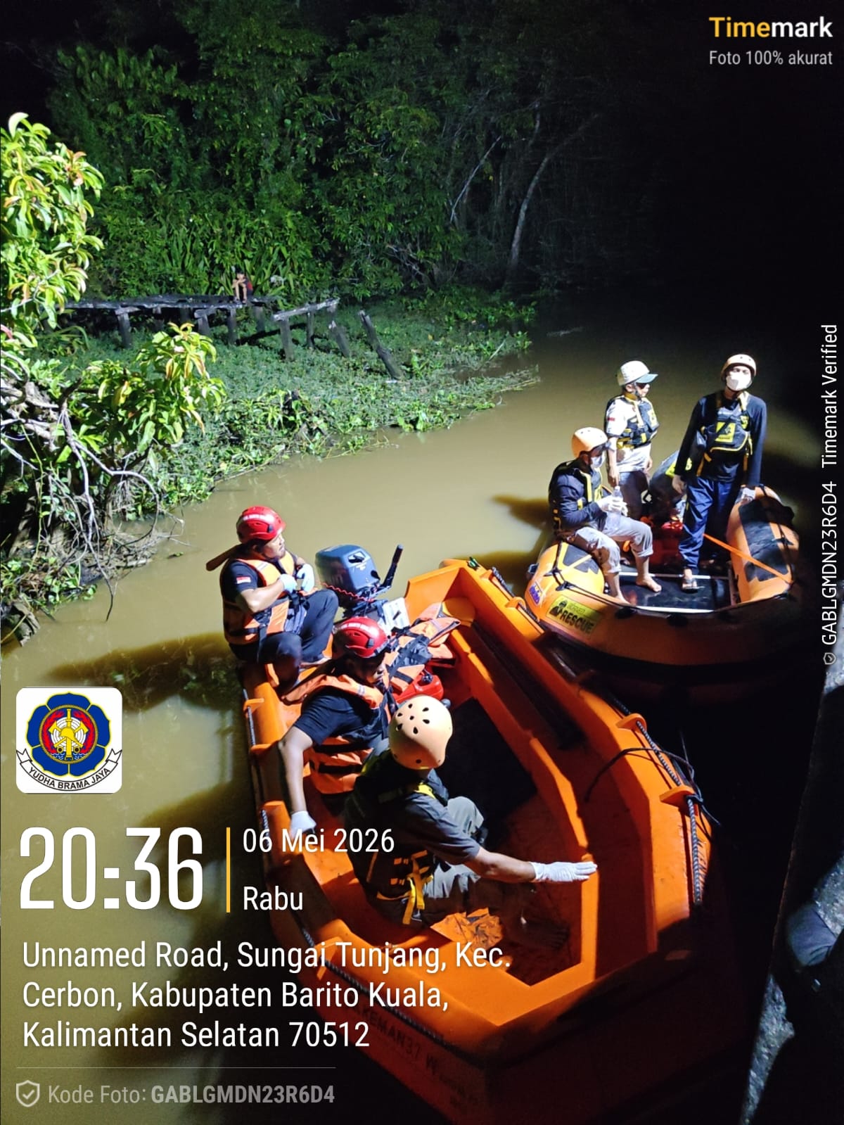 Diduga Keracunan Hingga Masuk Manhole Tongkang, 4 ABK Meregang Nyawa di Sungai Tunjang Batola