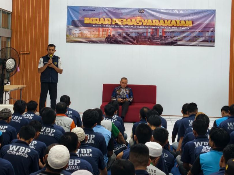 BNNK Balangan Gelar Sosialisasi Bahaya Narkoba dan HP Ilegal di Rutan Barabai