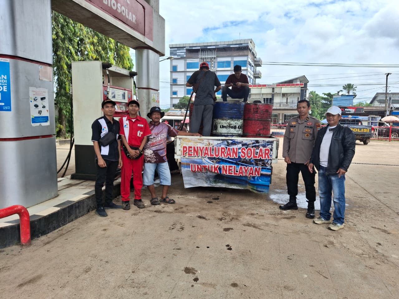 Awasi Celah Penyelewengan BBM di Tanah Laut, Polsek Jorong Perketat Penjagaan di SPBU