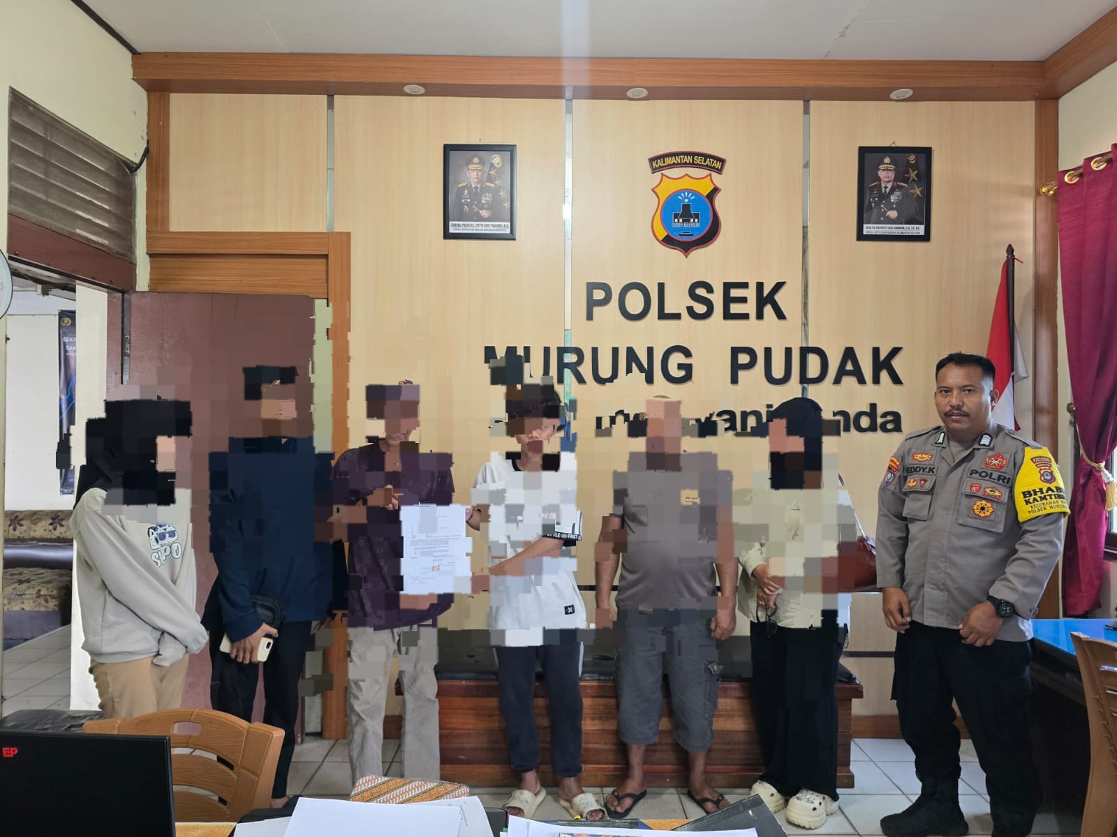 Gelar Mediasi di Polsek Murung Pudak, Drama “Maling Pisang” di Tabalong Berakhir Damai