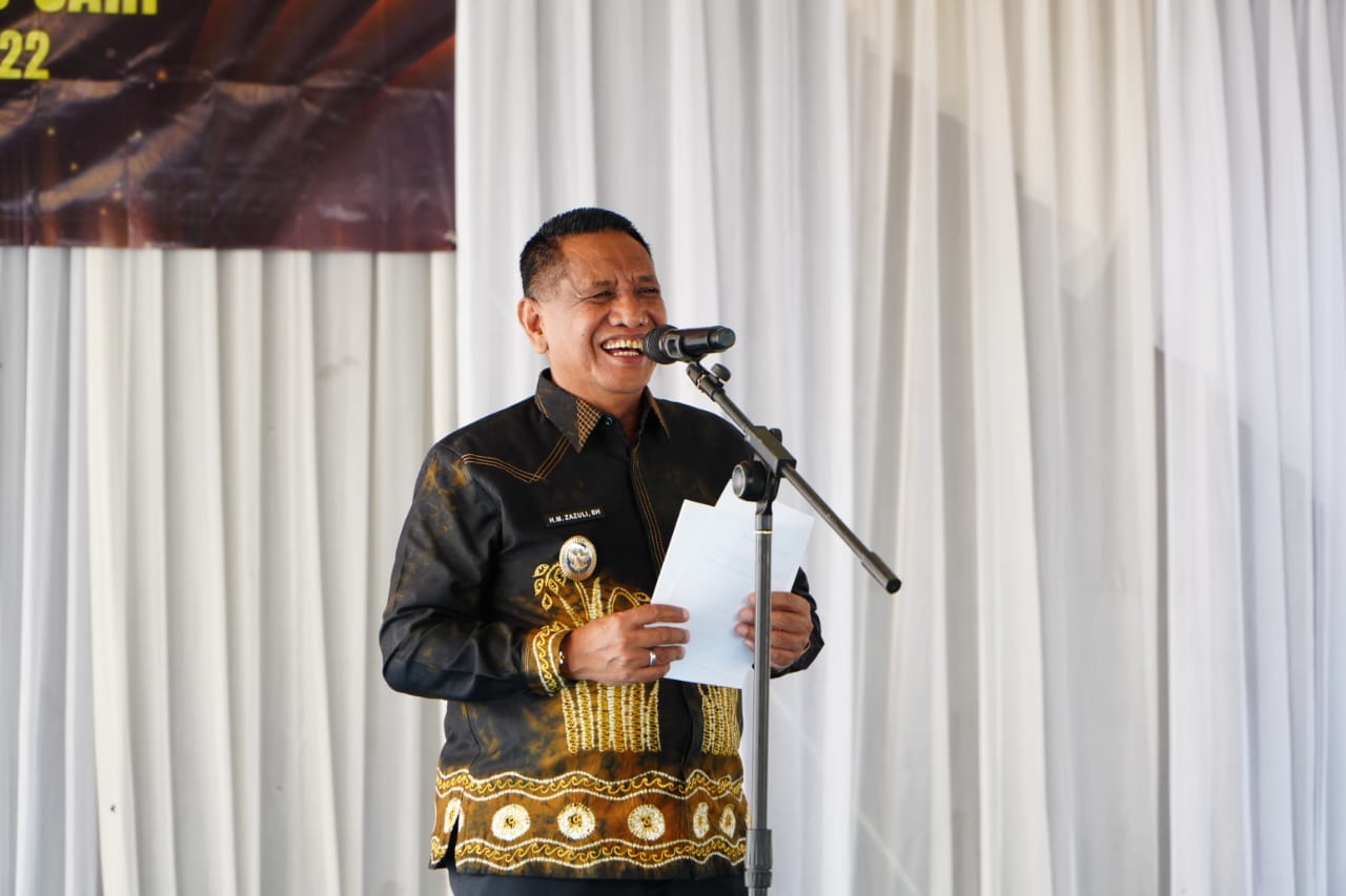 Wabup Tanah Laut HM Zazuli Hadiri Purnawiyata Siswa MTs Al Irsyad Pulau Sari, Berpesan Jaga Akhlak