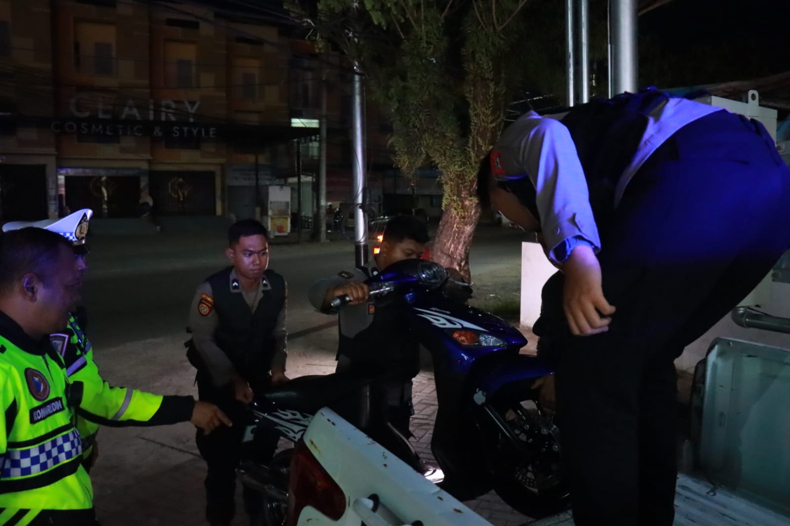 Patroli Dini Hari Kembali Berhasil, Polresta Banjarmasin Amankan Tiga Motor Diduga Terlibat Balapan Liar