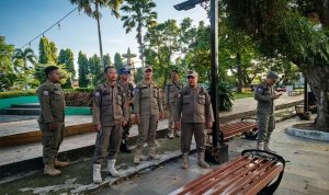 personel Satpol PP dan Damkar Kabupaten Tanah Laut