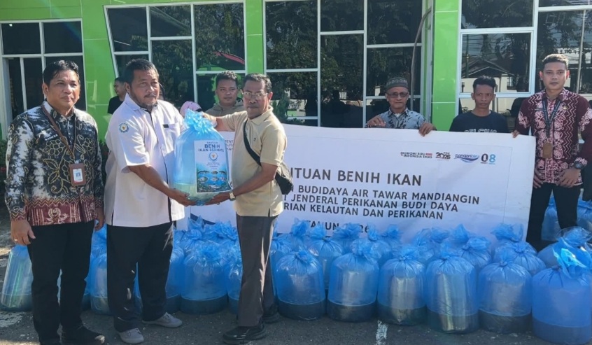 DKP3 Tabalong Salurkan 100.000 Benih Lele untuk Enam Kelompok Pembudidaya, Targetkan Produksi 20 Ton