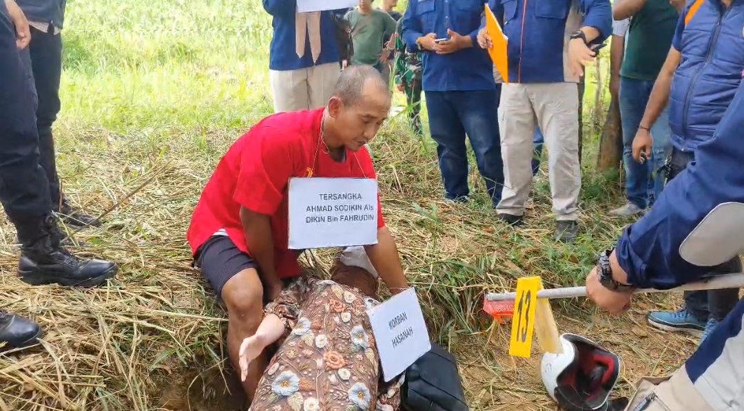 Polisi Kembali Gelar Reka Adegan Kasus Ustazah Hasanah di Sungai Ulin Banjarbaru