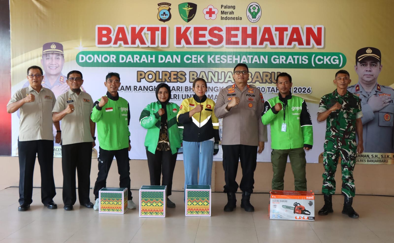 Dapat Chainsaw dari Polres Banjarbaru, ETB Rescue Siap Bantu Tangani Pohon Tumbang
