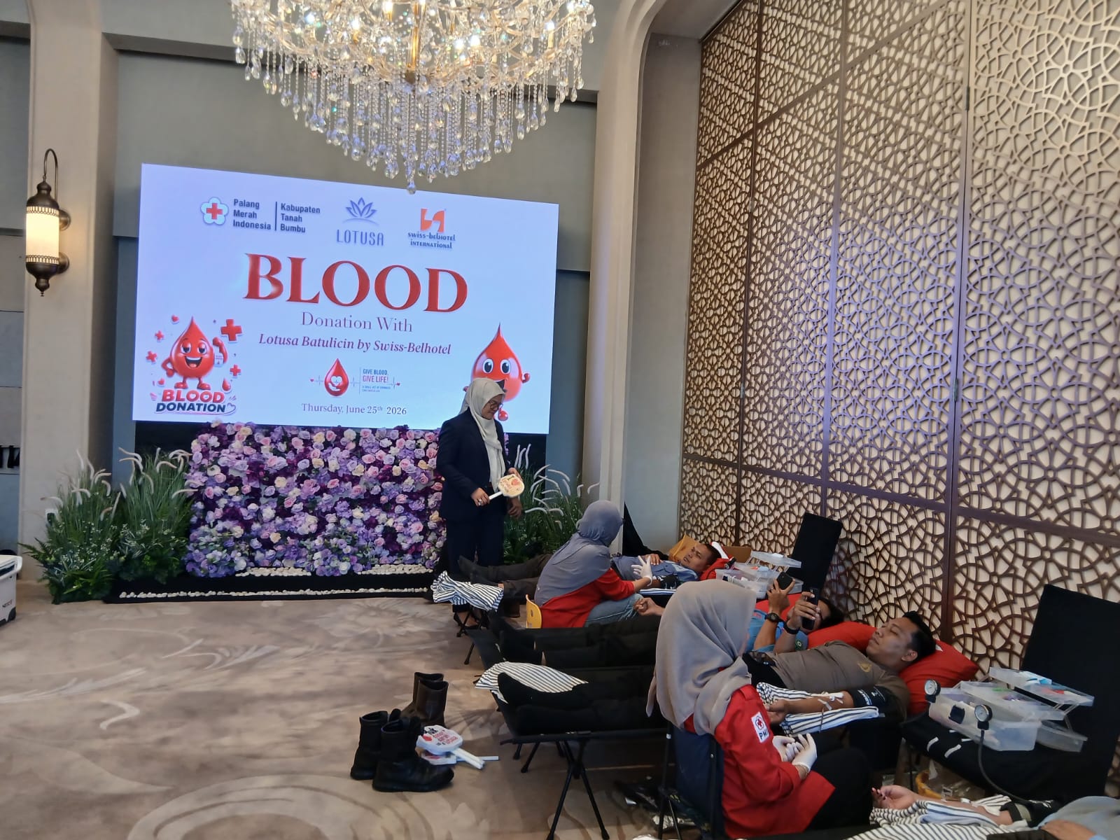 Donor Darah Perdana Lotusa Batulicin Targetkan 100 Kantong, Golongan B Prioritas