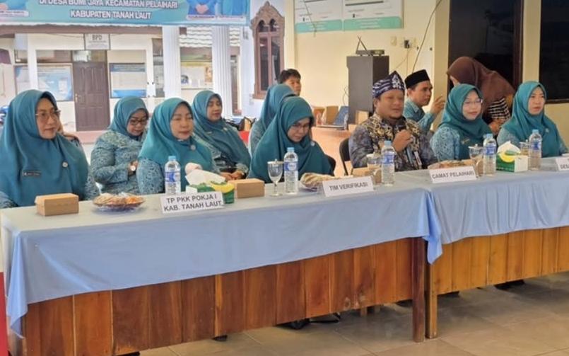 Tembus Enam Besar Kalsel, Desa Bumi Jaya Dinilai Tim Verifikasi Lapangan PAAREDI Provinsi