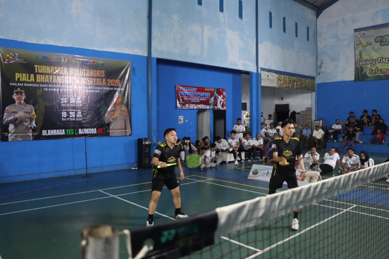 Rizky Tolil-Zaki Juara Turnamen Bulutangkis Bhayangkara Menyala 2026, Kapolres HST: "Terus Bermimpi"