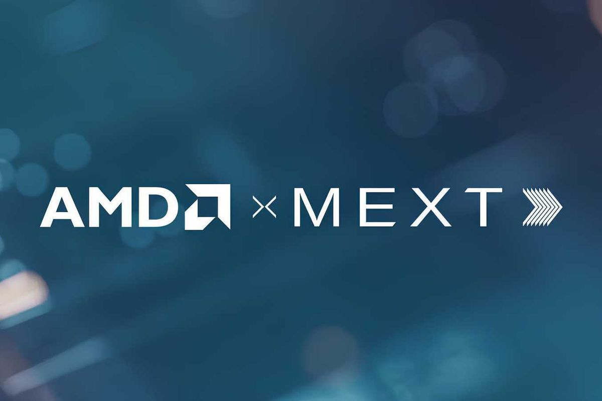 Ilustrasi kolaborasi AMD dan MEXT.(XDA Developers)