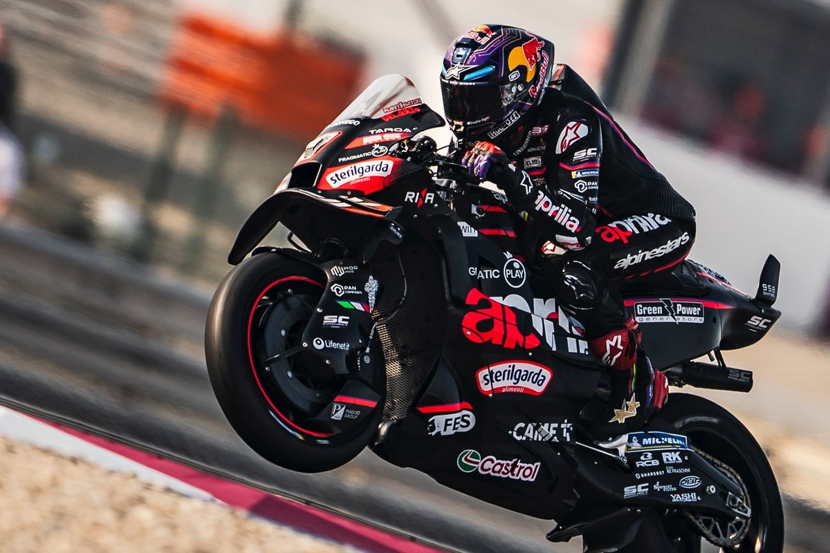 Jorge Martin saat berlaga pada MotoGP Qatar 2025(Dok. @89jorgemartin)
