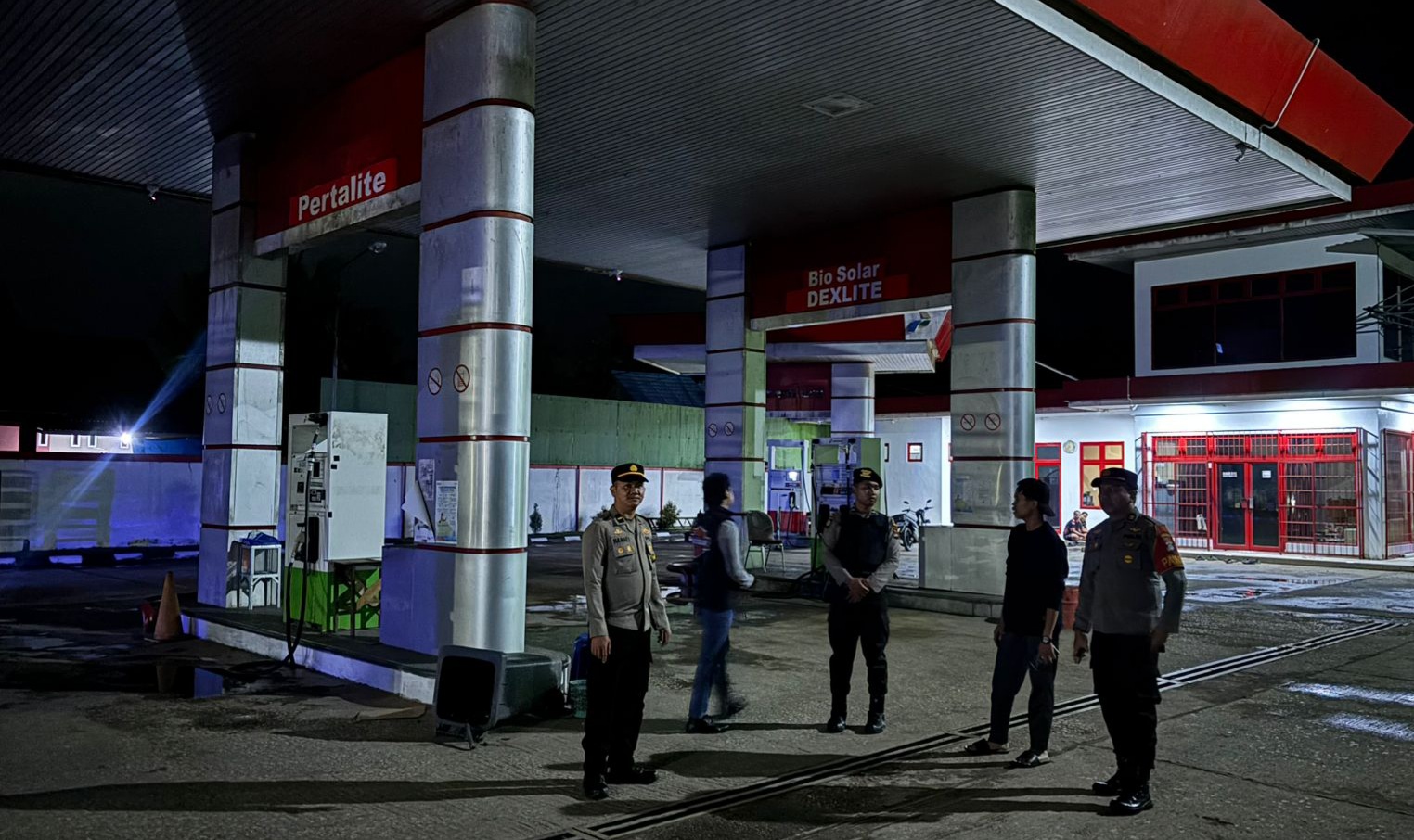 Patroli Malam, Polres Tabalong Pastikan Situasi Kamtibmas Tetap Aman dan Kondusif