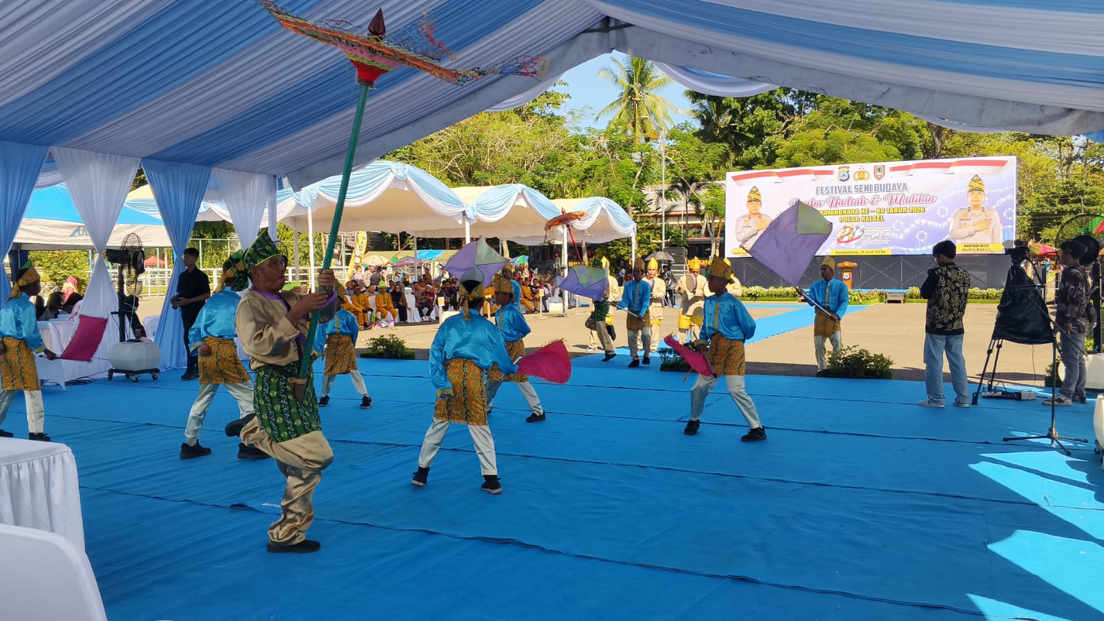 Jelang Hari Bhayangkara Ke-80, Polda Kalsel Angkat Hadrah dan Madihin untuk Lestarikan Budaya Banua