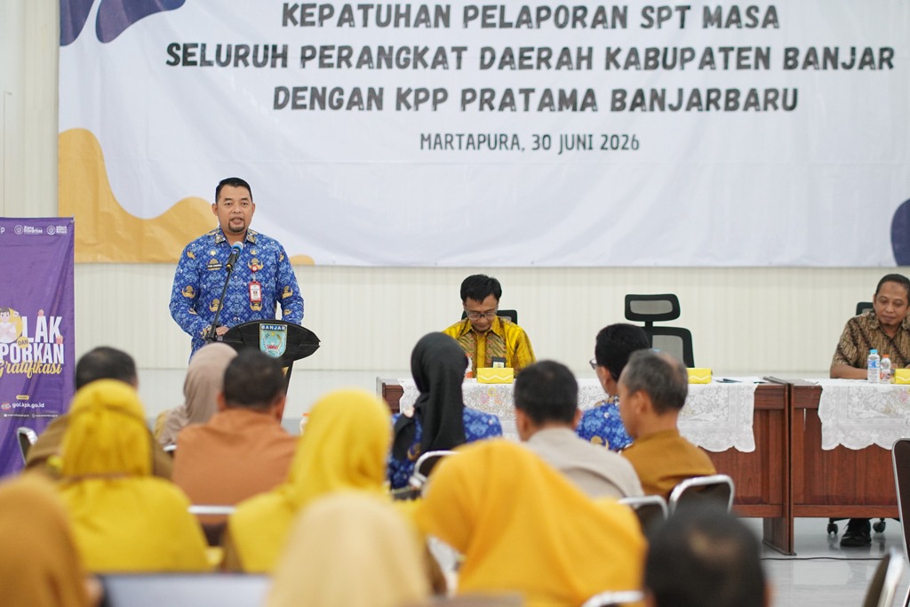 Pemkab Banjar Minta SKPD Tertib Pelaporan Pajak, Tekankan Perkuat Tata Kelola Keuangan