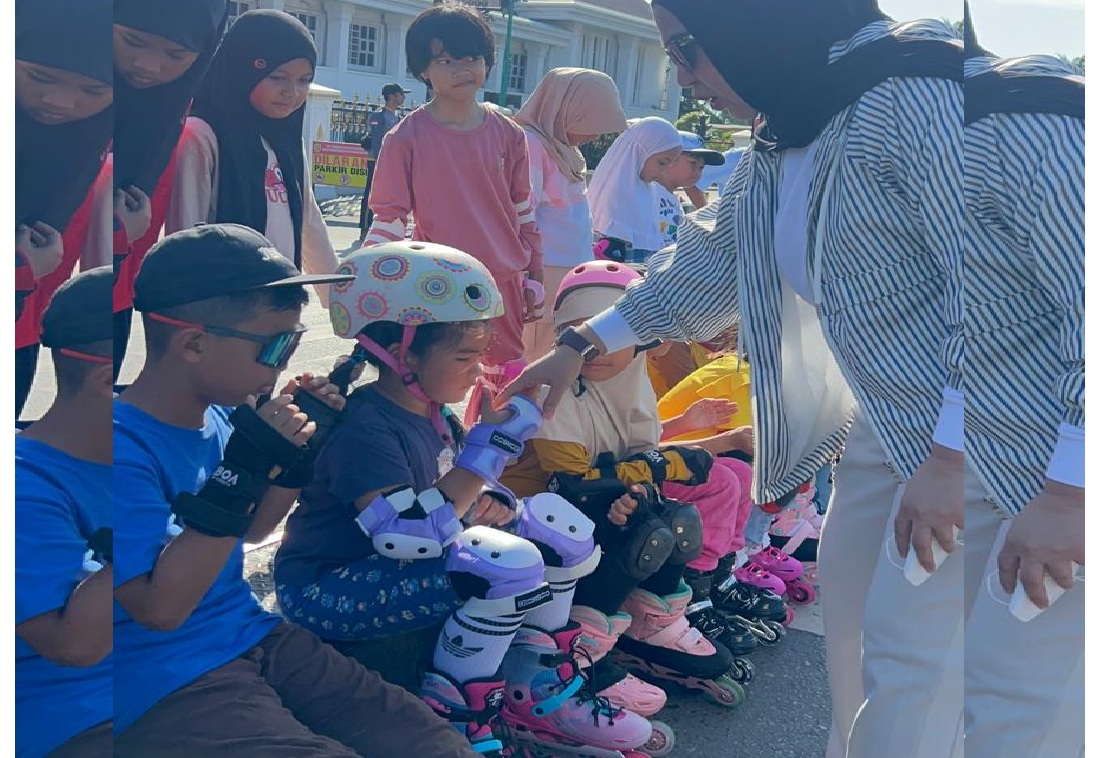 Wali Kota Lisa Halaby Semangati Komunitas Inline Skate Soul Sk8ber Banjarbaru, Inginkan Gelar Event Sepatu Roda di Kota Idaman
