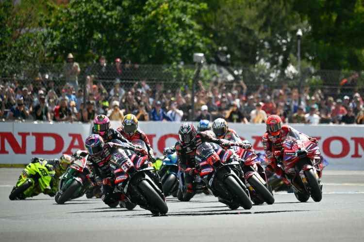 Sprint Race MotoGP Perancis di Le Mans, barat laut Prancis, pada 9 Mei 2026.