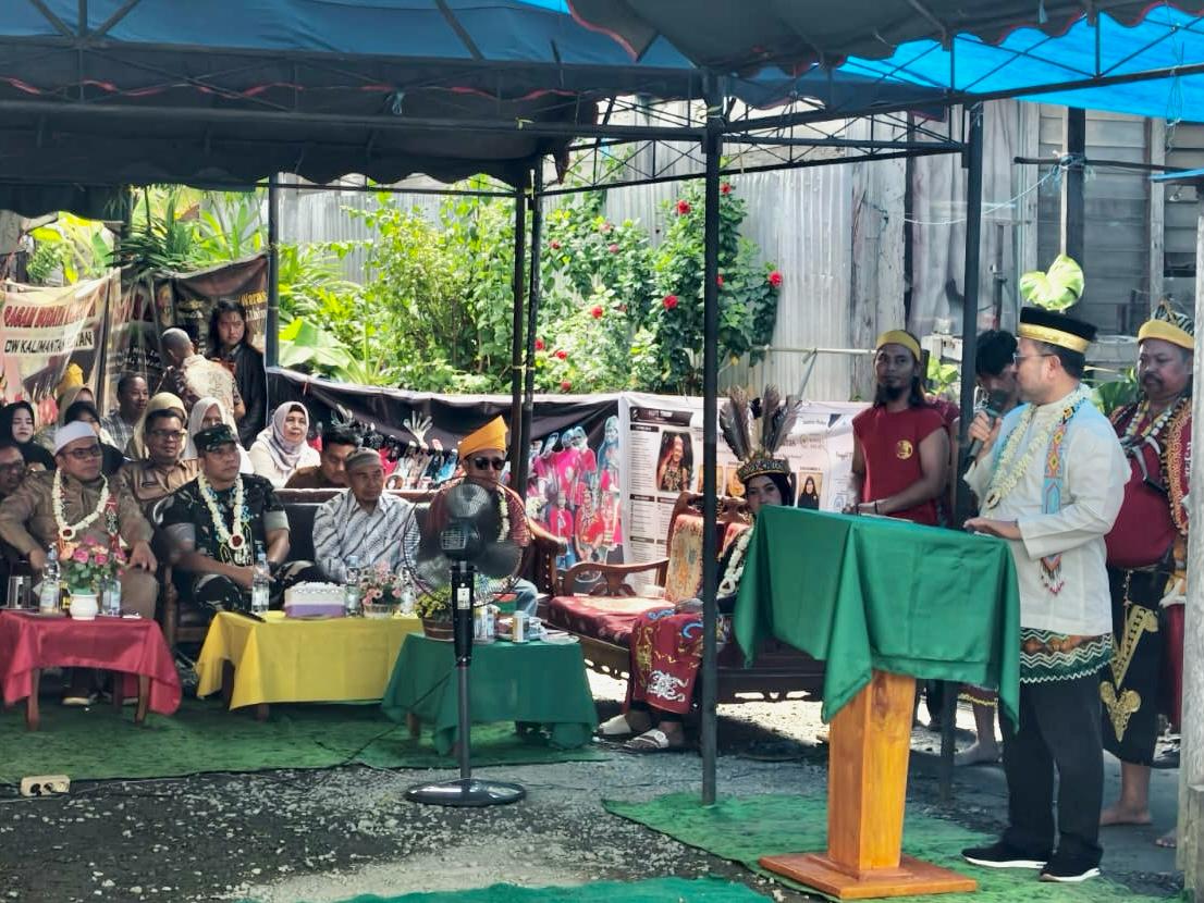 Sultan Banjar Resmikan Rumah Adat Banjar Tangga Karamat 159 di Birayang HST, Jadi Pusat Pengobatan Alternatif Minyak Waras Borneo