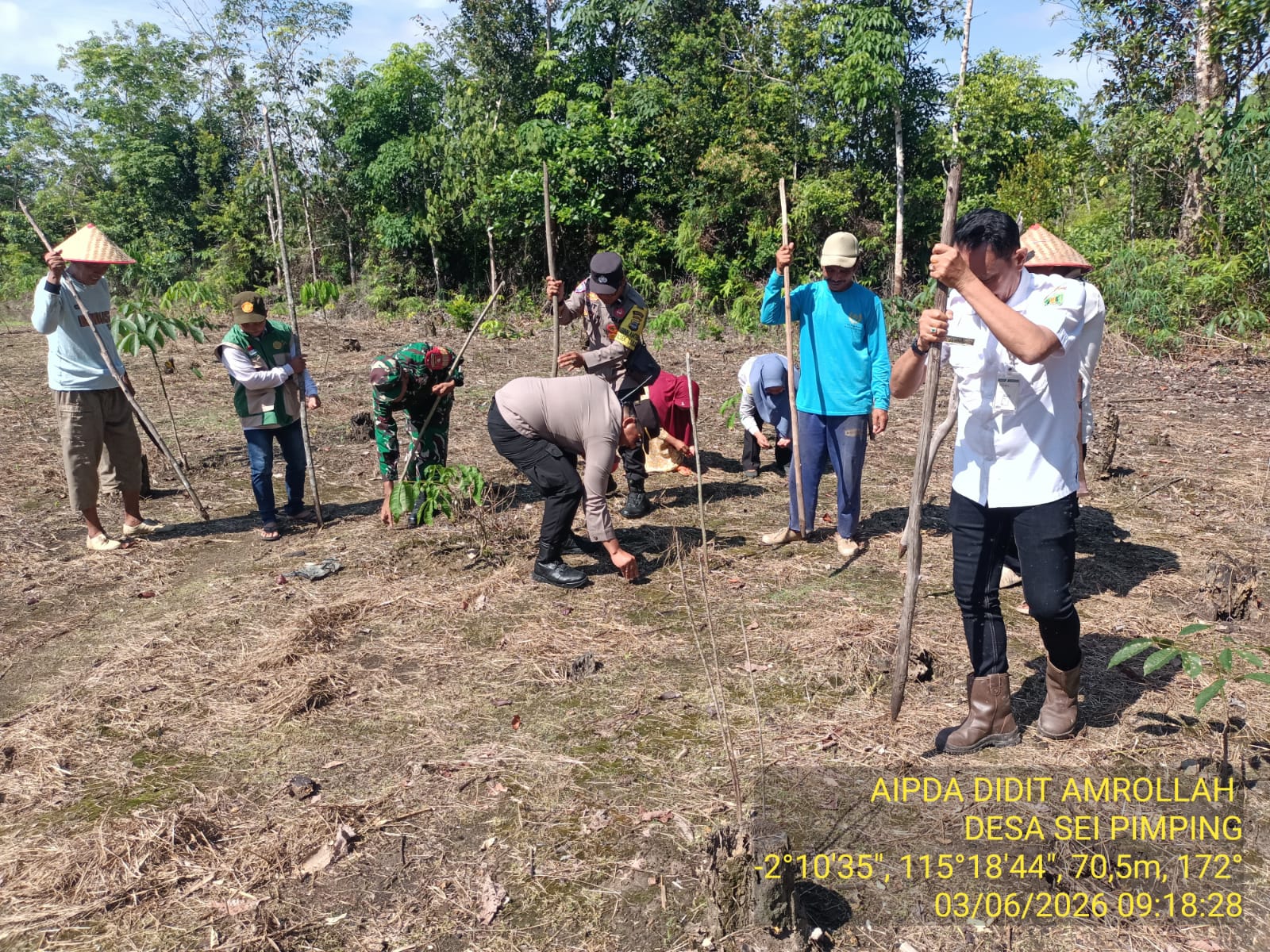 Polres Tabalong Perkuat Ketahanan Pangan, Dampingi Petani Hingga Salurkan Bantuan Jagung