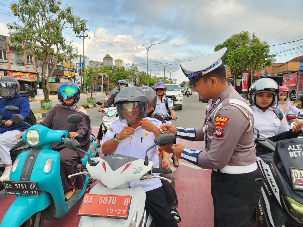 Ajak Pengendara Utamakan Keselamatan, Polres Tabalong Gencarkan Imbauan Tertib Berlalu Lintas